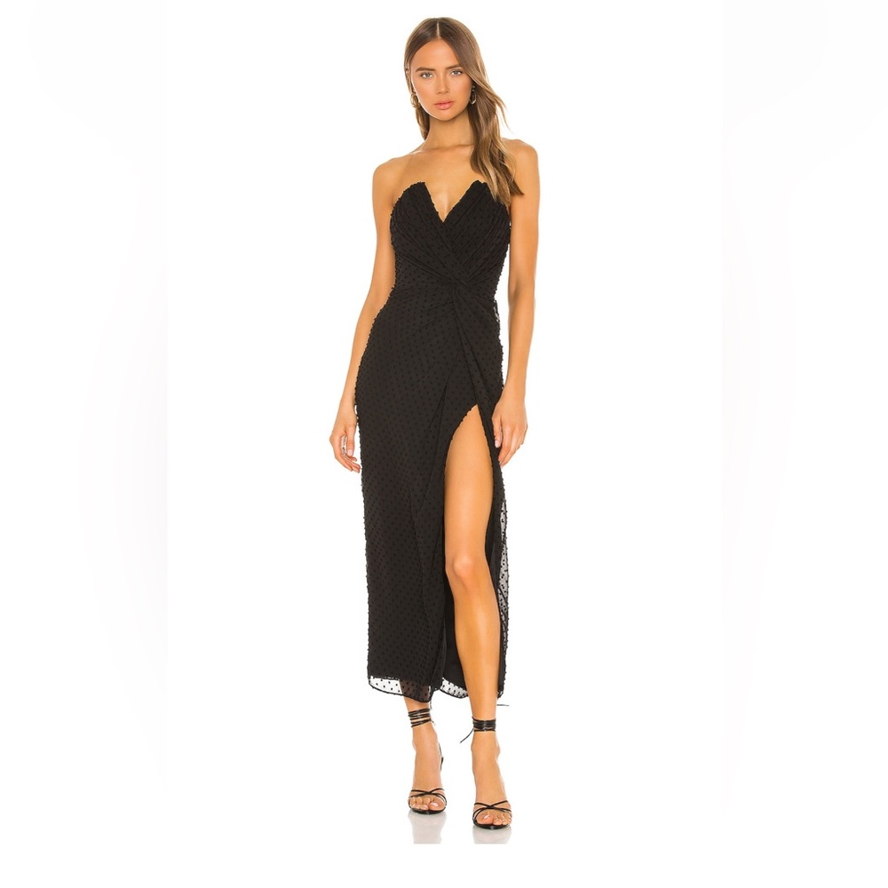 Katie May maxi dress polka dots worn once
